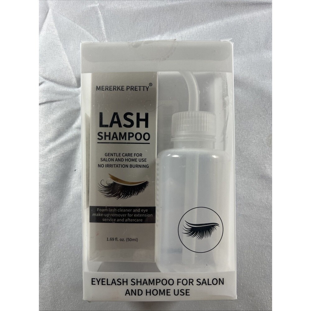 Eyelash Extension Cleanser 50 ml + Brushes + Rinse Bottle Eyelid Foaming Cleanse